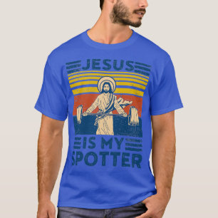 T-shirt Funny Gym Chemise Jésus Est Mon Entraînement Drôle