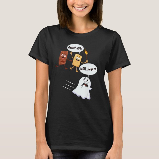 T-shirt Funny Halloween Camping Smores S'mores Marshmallow (Devant)