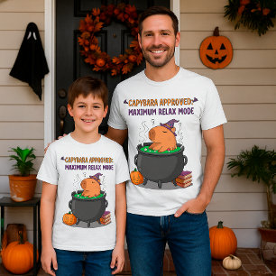 T-shirt Funny Halloween Capybara "Maximum Relax Mode"
