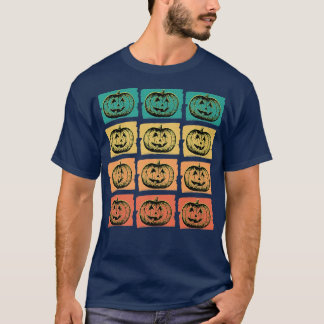 T-shirt Funny Halloween Fall Jack-o'-lantern mignonne Citr