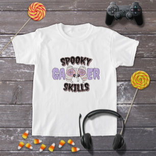 T-shirt Funny Halloween Mummy Video Gamer Contrôleur