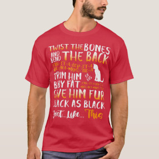 T-shirt Funny Halloween Scary Black Cat Jackolantern Witch