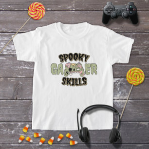 T-shirt Funny Halloween Zombie Video Gamer Contrôleur