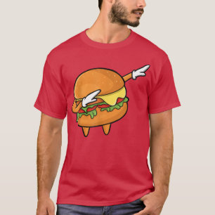T-shirt Funny Hamburger Art Kids Hommes Femmes Cheeseburge