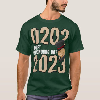 T-shirt Funny Happy Groundhog Day 2 février 2023 Holida