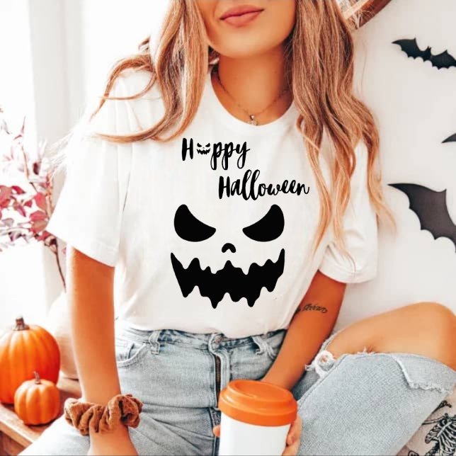 T-shirt Funny Happy Halloween,Spooky Season,Scary Season. (Créateur téléchargé)