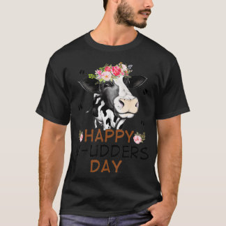T-shirt Funny Happy Mudders Day Funny Cow Heifer Farmer Mo