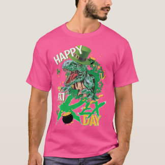 T-shirt Funny Happy St Pat Rex Day Trex Dinosaur St Patron