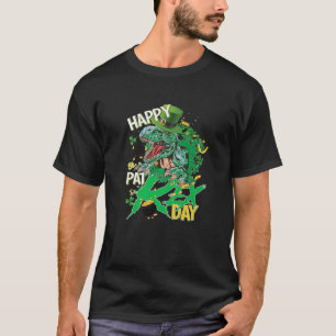 T-shirt Funny Happy St Pat Rex Day Trex Dinosaur St Patron