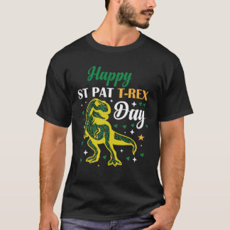 T-shirt Funny Happy St. Pat Trex Day, Saint Patrick Design