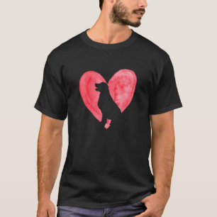 T-shirt Funny Heart Retriever Animaux Amoureux de les chie