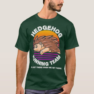 T-shirt Funny Hedgehog Hamster Coureur Team Shirt Kids