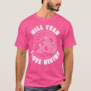 T-shirt Funny Hill Oui J'Aime Camping Randonnée