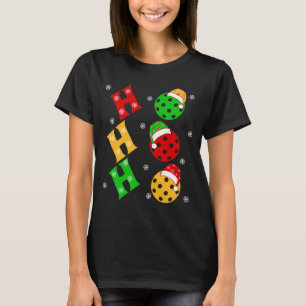 T-shirt Funny Ho Ho Ho Pickleball Noël