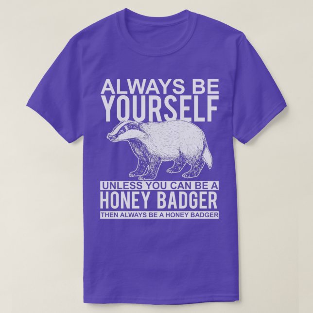 T-shirt Funny Honey Badger (Design devant)