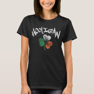 T-shirt Funny Hooligan St. Patrick's Day Shamrock irlandai