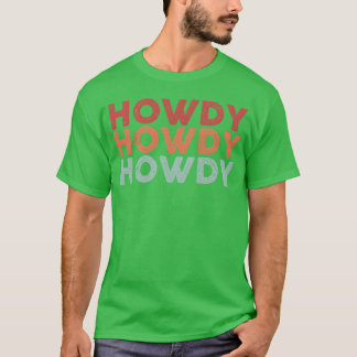 T-shirt Funny Horse Racing Cadeau Howdy boy