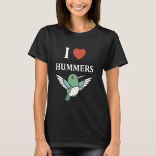 T-shirt Funny Hummingbird citation j'aime les hummers