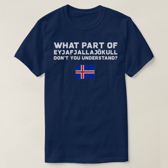 T-shirt Funny Iceland (Design devant)