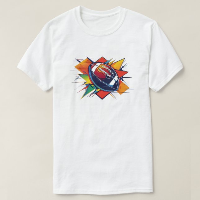 T-shirt Funny "If Rugby Was Easy They'd Call It Football"  (Design devant)