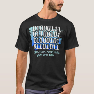 T-shirt Funny If You Can Read This You Are Too Binary Code