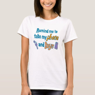T-shirt Funny Inattentive ADHD Forgetfulness Reminder