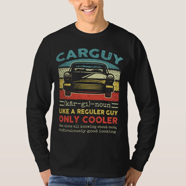 T-shirt Funny Ingénieur Mécanique Voiture Guy Définition C (Devant)