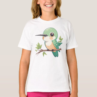 T-shirt Funny Inséparables Green