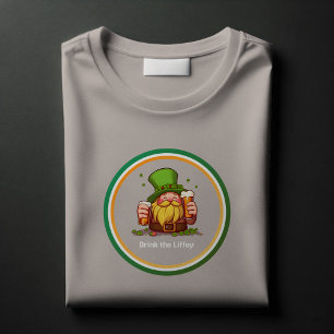 T-shirt Funny Irish Leprechaun Bière & Shamrock