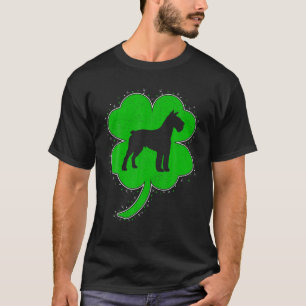 T-shirt Funny Irish Shamrock Giant Schnauzer Chien St Patr
