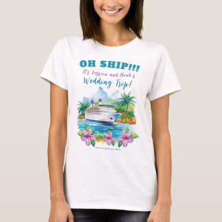 T-shirt Funny Island Cruise Ship Wedding Party