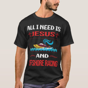 T-shirt Funny Jesus Offshore Racing