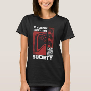T-shirt Funny Jeu Papa Gamer Contrôleur Geek Nerd Re Ent
