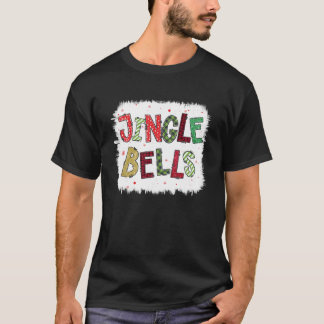 T-shirt Funny Jingle Bells Noël Famille Pyjama Bleach