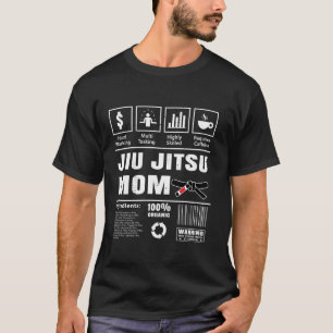 T-shirt Funny Jiu Jitsu Maman BJJ Maman Mam Brésilienne Ji