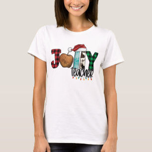 T-shirt Funny Jolly Enseignant Noël