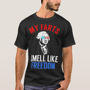 T-shirt Funny Juillet 4 Party - Funny George Washington Te