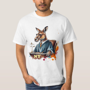 T-shirt Funny Kangaroo Juge à la Cour de Kangaroo