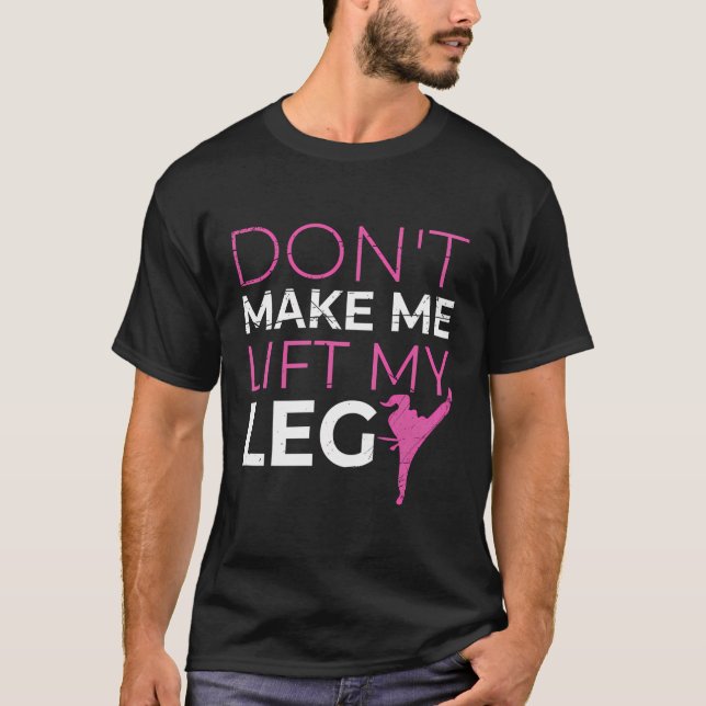 T-shirt Funny Karate Girl Arts martiaux (Devant)