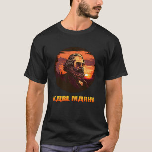 T-shirt Funny Karl Marx, socialiste, communiste, charlatan