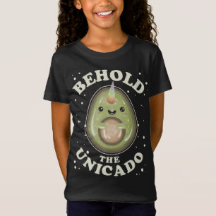 T-Shirt Funny Kawaii Avocado Unicorn Japonais Otaku Fruit