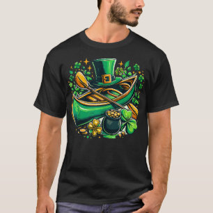 T-shirt Funny Kayak Jour de la Saint Patrick Kayaking Kaya