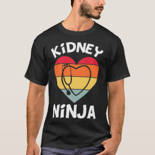 T-shirt Funny Kidney Cadeau Rétro Néphrologie Infirmièr