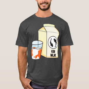 T-shirt Funny Koi Milk Shirt Funny Koi Fish