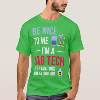 T-shirt Funny Laboratory Technicien Médicale