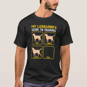 T-shirt Funny Labrador guide de formation pour laboratoire