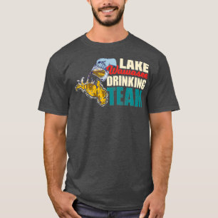 T-shirt Funny Lake Wawasee Beer Boire Équipe Cadeau