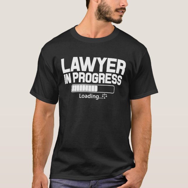 T-shirt Funny Law School Graduation Exam Étudiant Avocat S (Devant)