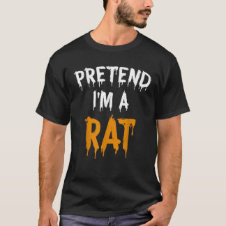 T-shirt Funny Lazy Halloween Costume cadeau Preuve que je