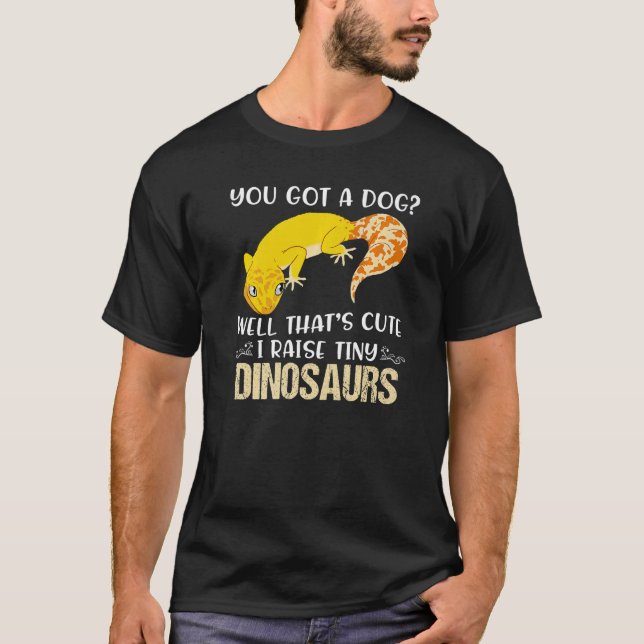 T-shirt Funny Leopard Gecko Pet Lizard Lover Men Women Kid (Devant)